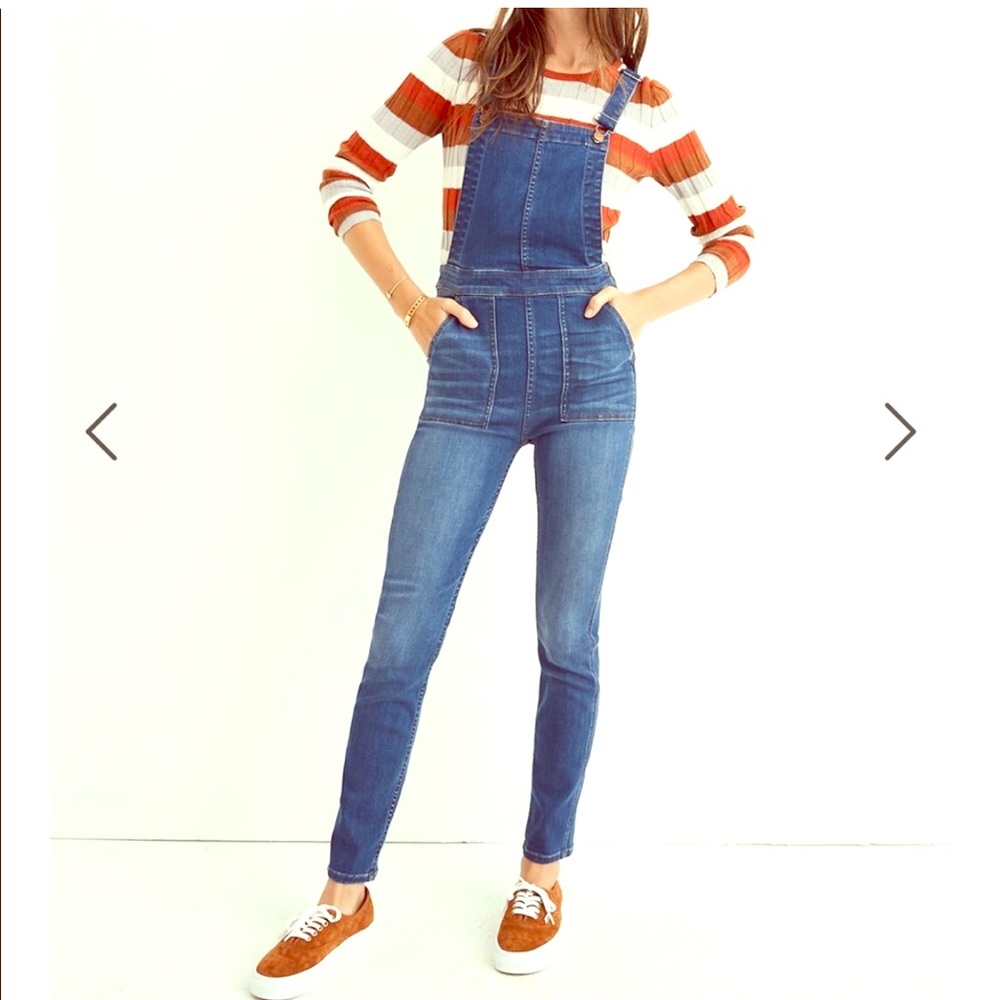 Madewell Skinny Overalls un Santiago Wash